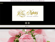 Tablet Screenshot of naturesdesigngroup.com
